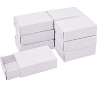 Folia - Scatole per fiammiferi, senza stampa, vuote, 10 pezzi, colore: bianco