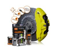 FOLIATEC 2182 VERNICE PINZE FRENO SET DA 3 COMPONENTI VERDE FOSFORESCENTE