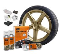 Foliatec 2C Vernice spray per cerchi, Bronzo Metallizzato Lucido, 3 x 400 ml