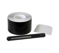 Foliatec Set 'Chrome out' Nero Opaco - Striscia di Pellicola 5cm x 15m
