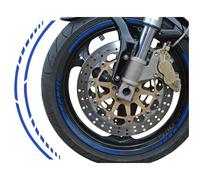 Foliatec 34450 Pin Striping Racing Stripes GT Blu 14 A '7 mm x 41 cm, Incluso distanziatore