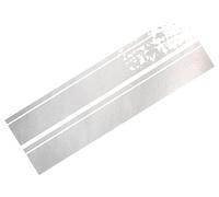 FOLIATEC Cardesign - Adesivo a strisce, colore: argento cromato opaco