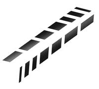 Foliatec Cardesign Sticker Shades, Nero Opaco, 77X9 Cm, 2 Pezzi