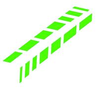 Foliatec Cardesign Sticker Shades, Verde Fosf., 77X9Cm, 2 Pezzi
