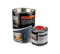 Foliatec Hard Rock Liner, Vernice Strutturata 2K, Set Rimovibile, Nero Ultra Opaco