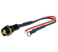 Foliatec LED Control Lights Black, fire red; 1 pezzo, Ø = 10 mm