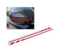 Foliatec PIN-Striping Strisce decorative specchio rosso - Larghezza = 1,3cm: 2x 35,5cm