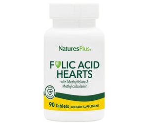 FOLIC ACID HEARTS+B6 B12 90TAV