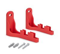 Folientechnik Bayer Supporto da parete per AVM FRITZBox 5690 Pro - accessori modem, Montaggio del router, stabile, resistente ai raggi UV, con viti e tasselli (Rosso)