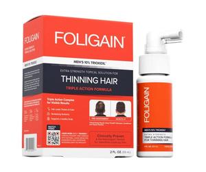 Foligain Formula completa a tripla azione per capelli diradati per uomini - 59 ml
