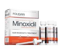 Foligain Man Minoxidil 5% Trattamento per la ricrescita dei capelli per uomini - 3 pezzi