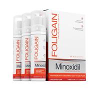 Foligain Minoxidil 5% Trattamento per la ricrescita dei capelli per uomini - 3 flaconi
