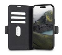 DBRAMANTE1928 Protettiva DBOP61BL006509 Custodia a libro per Apple iPhone 16, Nero