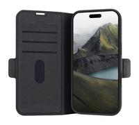 DBRAMANTE1928 Protettiva DBOP61BL006511 Custodia a libro per Apple iPhone 16 Pro, Nero