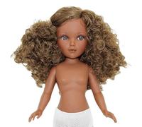 Folk Artesanía Bambola mulatta Nuda Marí's 41 cm. Vidal Red Dolls Original