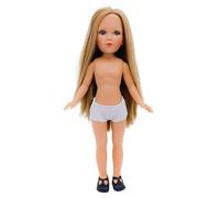 Folk Artesanía Bambola Nuda Maria 35 cm. Vidal Red Dolls Original