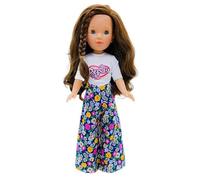 FOLK Bambola Pepa's Vidal Rosse Dolls Original 41 cm. 100% vinile con pantaloni Campana di design edizione speciale limitata. Prodotto in Spagna