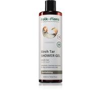 Folk & Flora Birch Tar gel doccia nutriente 400 ml