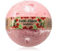 Folk & Flora Raspberry bomba da bagno 130 g