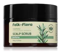 Folk & Flora Rosemary scrub per il cuoio capelluto 180 g