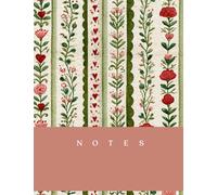 Folk Floral Notes Journal: A 100-Page Lined Notebook with a Decorative Folk Floral Cover and Clean, Simple Pages Inside, 7x9