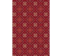 Folk Patterns; 6x9 inches | 120 Pages | Lined Notebook: Inspired by Traditional Bulgarian Embroidery Folk .