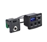 Folk - Sintonizzatore digitale per chitarra elettrica, preamplificatore a 3 bande, facile da installare, facile da installare