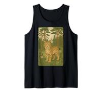 Folk Style Lynx in Forest - Wild Nature Design Canotta