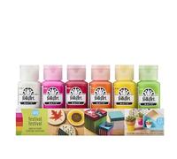 FolkArt Matte Finish Acrylic Paint Colors 12/Pkg-Festival