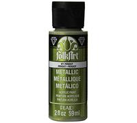 FolkArt Metallic Acrylic Paint in Assorted Colors (2 oz), K671, Peridot