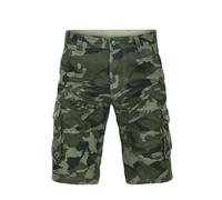 FOLKFOLD Pantaloncini da lavoro da uomo estivi alla moda larghi mimetici dritti multitasche casual di media lunghezza, Esercito-en8, 52