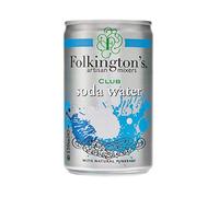 Folkingtons Club - Mini lattine per acqua di soda - 3 x 8 x 150 ml