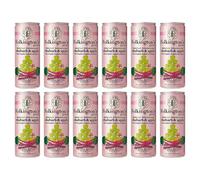 Folkingtons Sparkling Rabarbaro & mela - Barattolo per pressare delicatamente scintilla (12 x 250 ml)