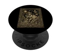 Folklore celtico dei tarocchi del guardiano fortunato del leprechaun PopSockets PopGrip Adesivo