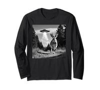 Folklore Cryptid Divertente E Jackalope Maglia a Manica