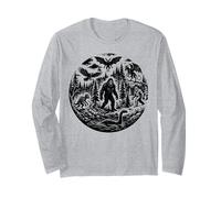 Folklore Cryptid Mistero Paranormale Esseri Leggendari Arte Maglia a Manica