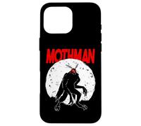 FolkLore Cryptozoologia Cryptozoology Mothman dagli occhi rossi della luna piena Custodia per iPhone 16 Pro Max