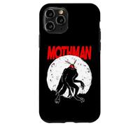 FolkLore Cryptozoologia Cryptozoology Mothman dagli occhi rossi della luna piena Custodia per iPhone 11 Pro