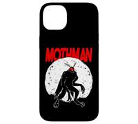 FolkLore Cryptozoologia Cryptozoology Mothman dagli occhi rossi della luna piena Custodia per iPhone 14 Plus
