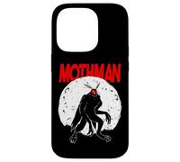 FolkLore Cryptozoologia Cryptozoology Mothman dagli occhi rossi della luna piena Custodia per iPhone 14 Pro