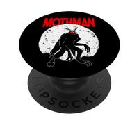 FolkLore Cryptozoologia Cryptozoology Mothman dagli occhi rossi della luna piena PopSockets PopGrip Adesivo