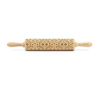 Folkroll Dough Roller Renna di Natale Rolling Pin Rullo di goffratura Modello di Legno di faggio Grande