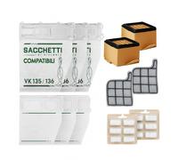 FOLLETTO | KIT 30 PEZZI PER FOLLETTO VK135 E VK136 | 12 SACCHETTI | 12 PROFUMINI
