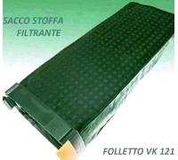 FOLLETTO SACCA TELO PORTASACCHETTI UNITA' FILTRO VK121 COMPLETA COME IN FOTO