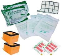 FOLLETTO VK135 VK136 12 SACCHETTI 12 PROFUMINI FRAGOLA 4 FILTRI ASPIRAPOLVERE