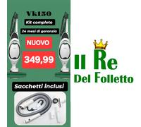 FOLLETTO VK150 NUOVO+KIT TUBI+SACCHETTI PROFUMI-24 MESI DI GARANZIA-