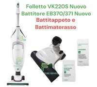 Folletto VK220S Turbo LED Battitore EB370 NUOVO Materassi Tappeti VORWERK VK 220
