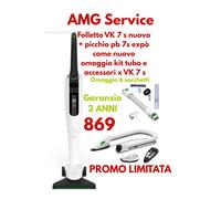 FOLLETTO VK7S SENZA FILO COMPLETO NUOVO HD7s PICCHIO PB7s HD7 MATERASSI VK7 S