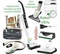 FOLLETTO VK7S SENZA FILO LAVAVETRI PICCHIO LAVAPAVIMENTI MULTIFUNZIONE ROBOT