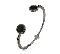 Folli Follie Black Silver Bracelet - 54MM